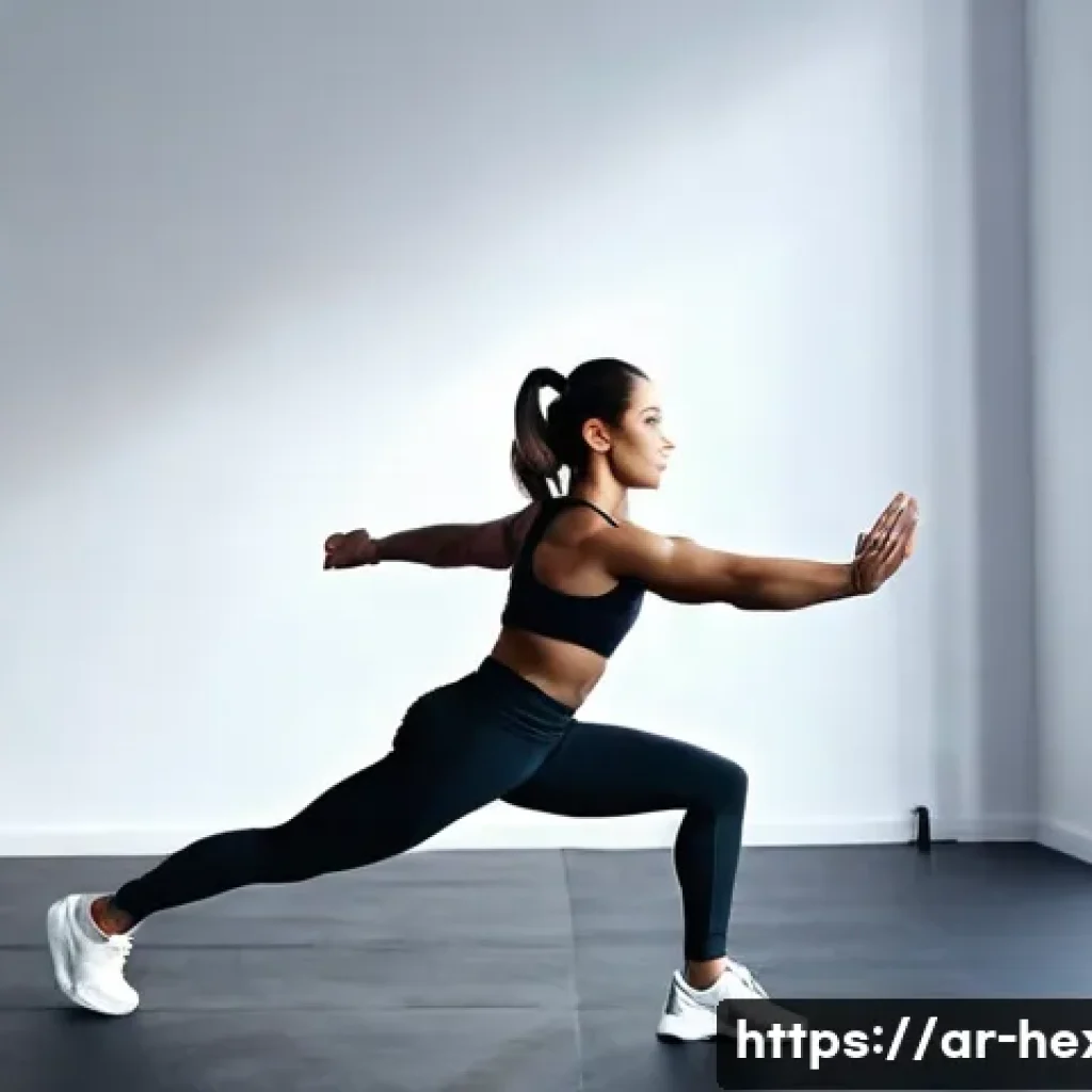 복부 군살 제거를 위한 서킷 트레이닝 - **Prompt 1: Dynamic Circuit Training Energy**
    "A vibrant, energetic full-body shot of a fit Arab...